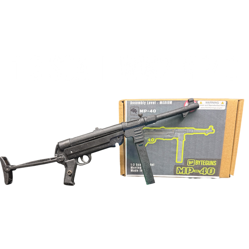 Mp40 1:3 Scale Firearm Kit German SMG