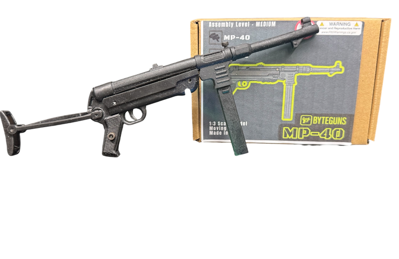 1/3 scale MP40, High Detail Model.