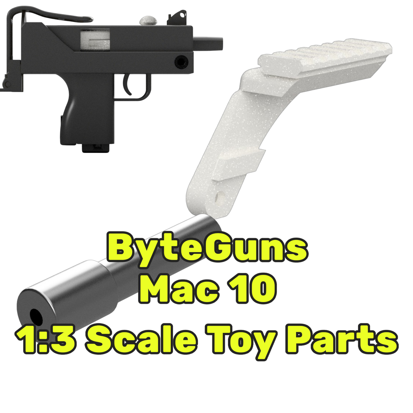 Mac10 Modification Add-On Upgrades For Bytguns M10