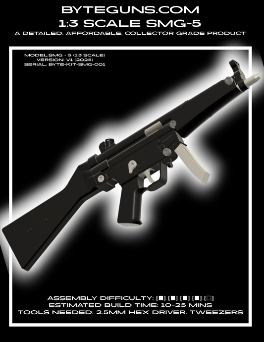 How To Assemble your NEW MP5 1:3 scale miniature replica.