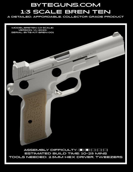 HOW TO ASSEMBLE YOUR NEW BREN-TEN PISTOL REPLICA