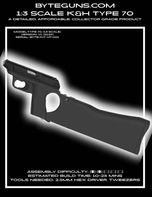 How to Build Your New type 70 Model Pistol