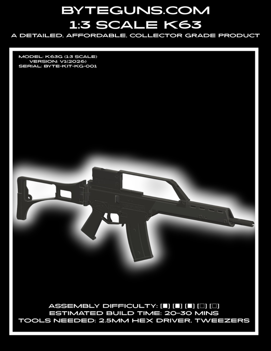 How to build your new 1:3 scale G36 Inspired Gun Model