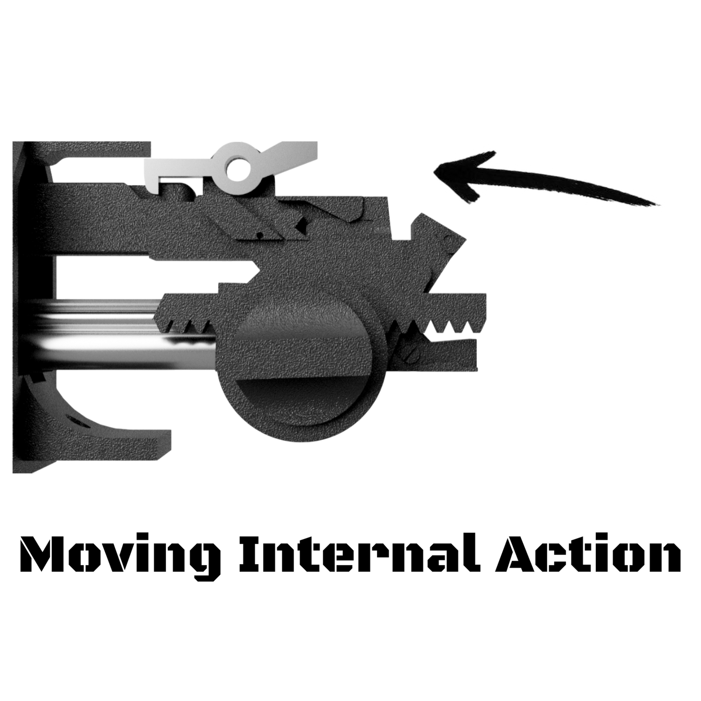 F11 1:3 scale kit toy caseless Space rifle