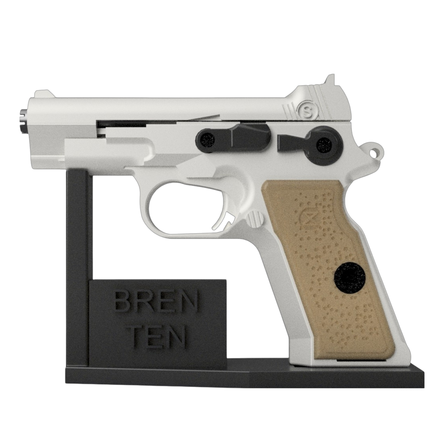 Bren Ten Display Stand – 1:3 Scale Minimal Mount
