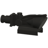 ByteGuns 1:3 scale black tactical optic accessory for Picatinny rail model kits