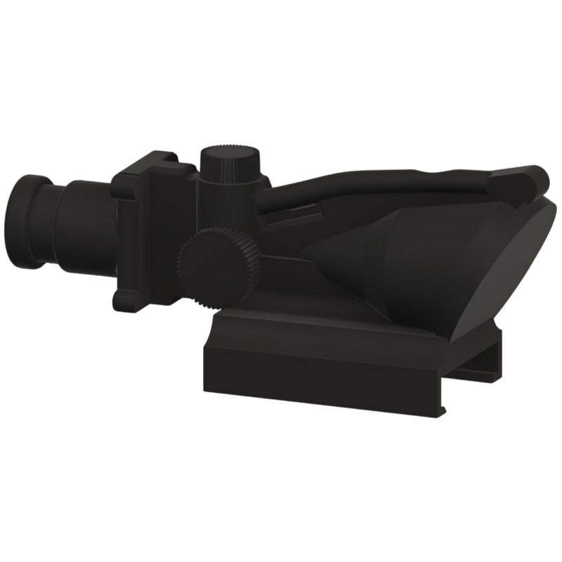 ByteGuns 1:3 scale black tactical optic accessory for Picatinny rail model kits