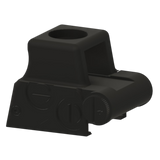 ByteGuns 1:3 scale black resin holographic sight accessory for miniature Picatinny rail models