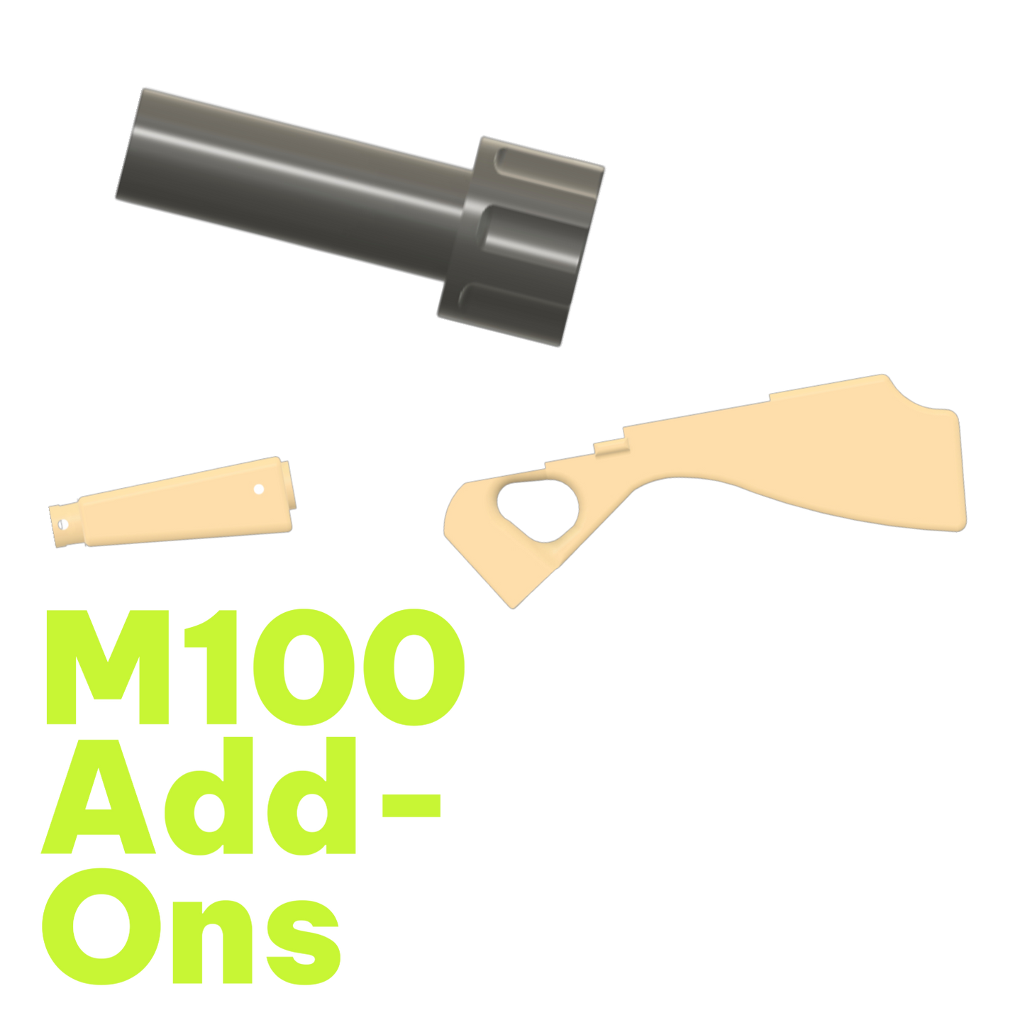 Space Cat M100 Series add-on and modifications for ByteGuns 1:3 Scale Model Gun