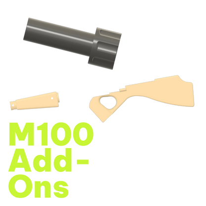 Space Cat M100 Series add-on and modifications for ByteGuns 1:3 Scale Model Gun