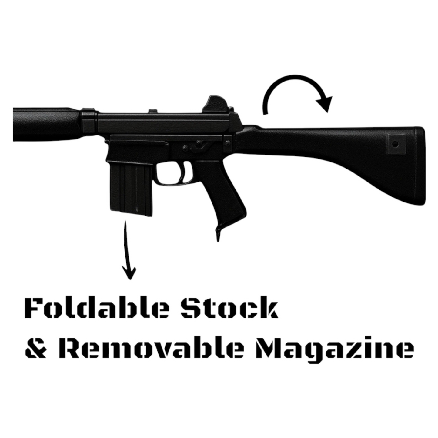 AR18 1:3 scale firearm cold war era kit