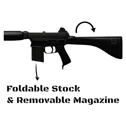 AR18 1:3 scale firearm cold war era kit