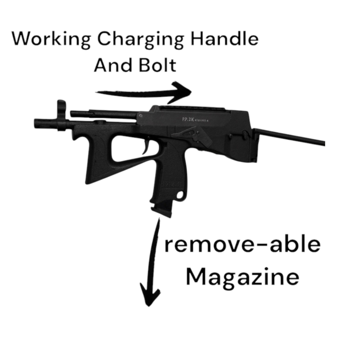 PP2000 Russian Submachine Gun 1:3 scale DIY  Kit