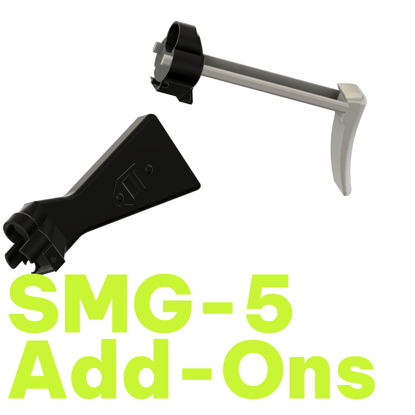 SMG 5 Series add-on and modifications for ByteGuns 1:3 Scale SMG5 Model Gun